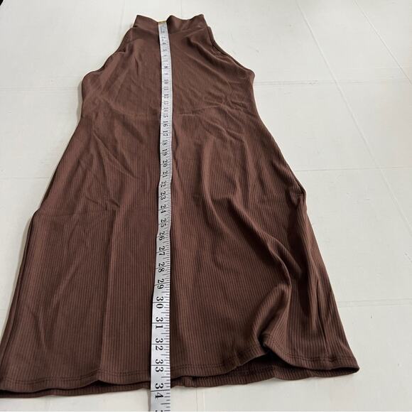 New FASHION NOVA Claire Halter Snatched Mini Dress - Coco Women’s SIZE L - Picture 7 of 9